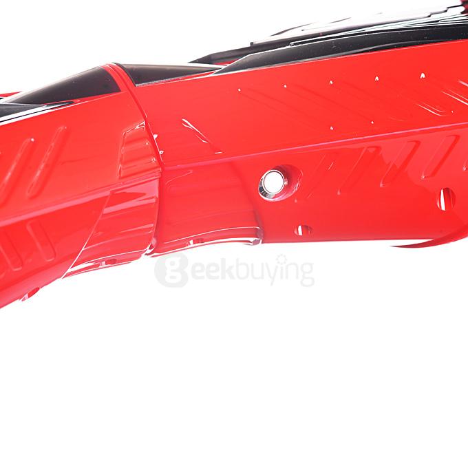 4400MAH Dual Wheels Self Balancing Scooter Electric Drifting Board with Bluetooth Speaker and LED - Red and Black