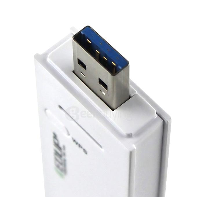 EDUP EP-AC1601 Mini 802.11ac WiFi Dongle WiFi USB 3.0 Adapter 1200Mbps 2.4GHz/ 5.8GHz Dual Bands Network Card - White