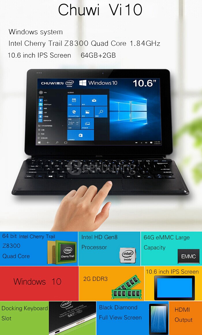 CHUWI Vi10 Ultimate 10.6