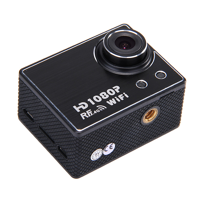 SJ4000W Wifi RF Control 1.5inch Action camera 170 Degree Wide Angle HD 1080P 30fps Waterproof Sports Camera Mini DVR - Black