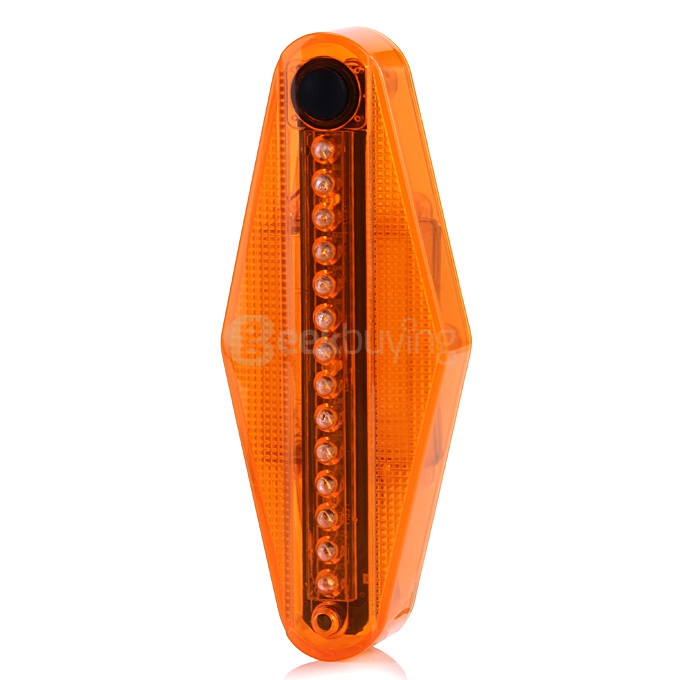 CHT-0309 14 LED 40 Design Patterns Bike Bicycle Wheel Spoke Light - Orange
