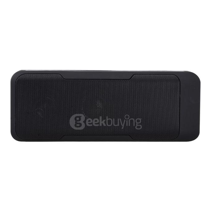 Bluetooth 3.0 Speaker 4000mA Power Bank Hands-free FM Music Player - Black