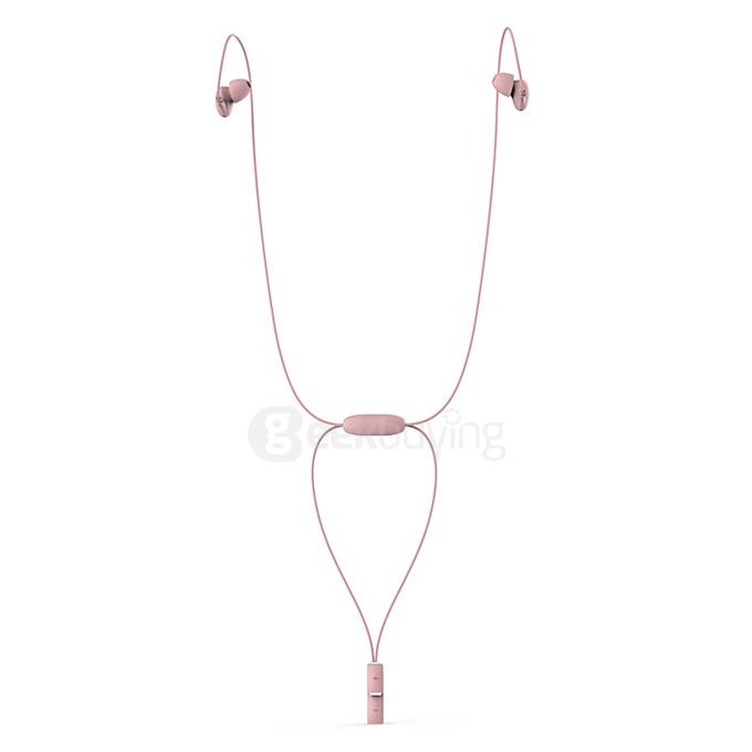Syllable A6 Bluetooth Headphones BT 4.0 Portable Wireless Stereo Outdoor Sport Headsets Running Ecouteur W/ Microphone - Pink
