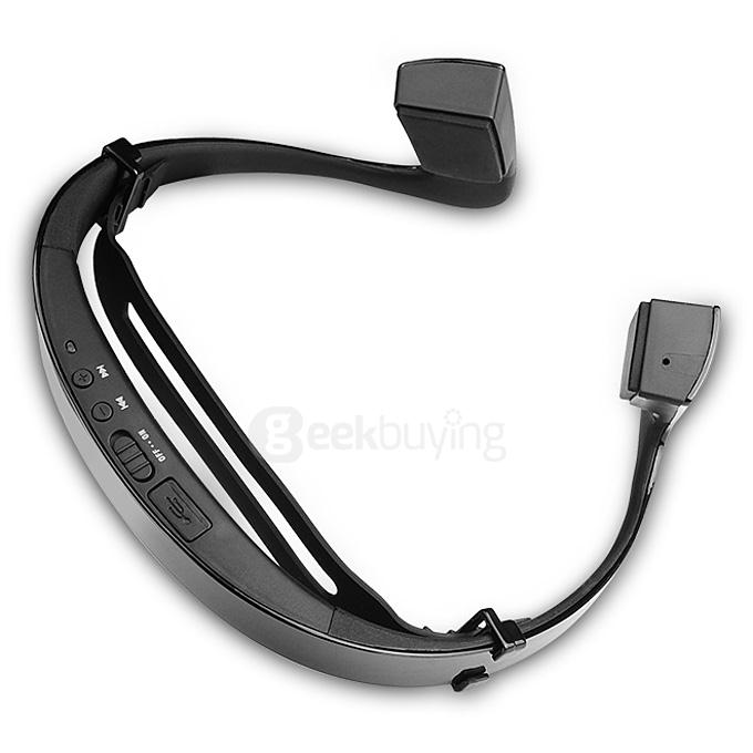 LF-18 NFC Bone Conduction Bluetooth Headset Stereo Headphone Earphone - White