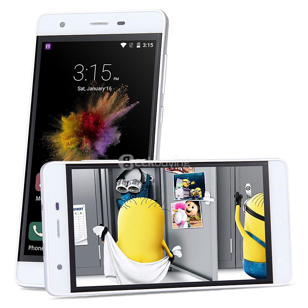 AMIGOO H9 5.0inch IPS Screen Android 5.1 1GB RAM 8GB ROM Smartphone MTK6580 1.3GHz Quad Core 5.0MP+2.0MP Cameras - Silver