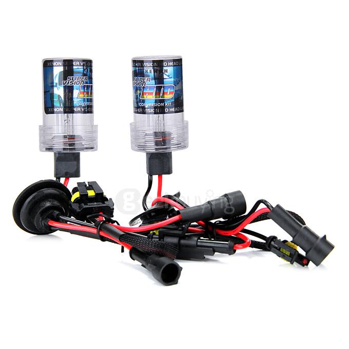 Makibes 10000K 9005 55W 12V Xenon HID Kit Car Headlight Xenon Bulb Slim Ballast - Black + Silver