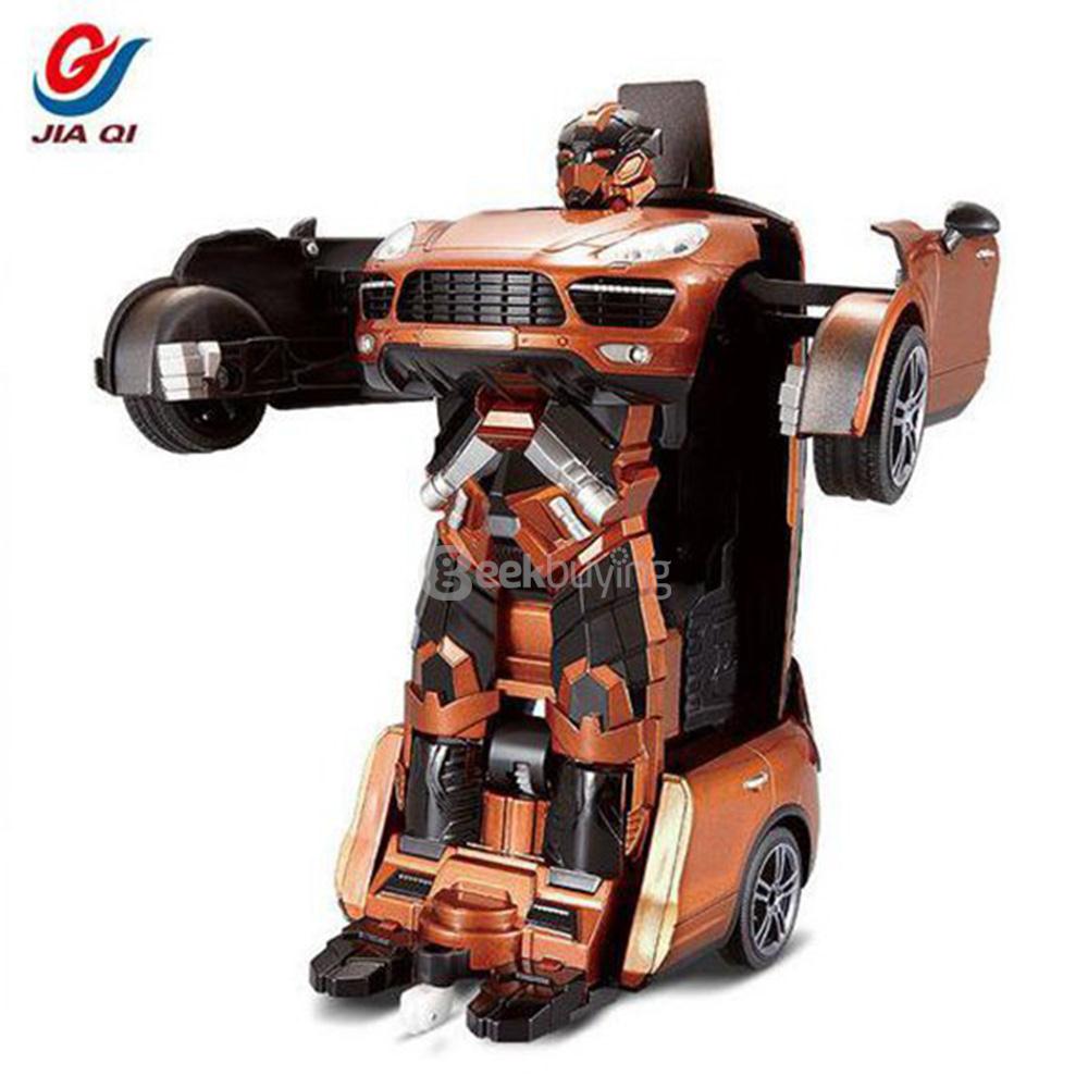 JIA QI TT664 2.4G RC Stunt Robot Remote Control Deformation Robot