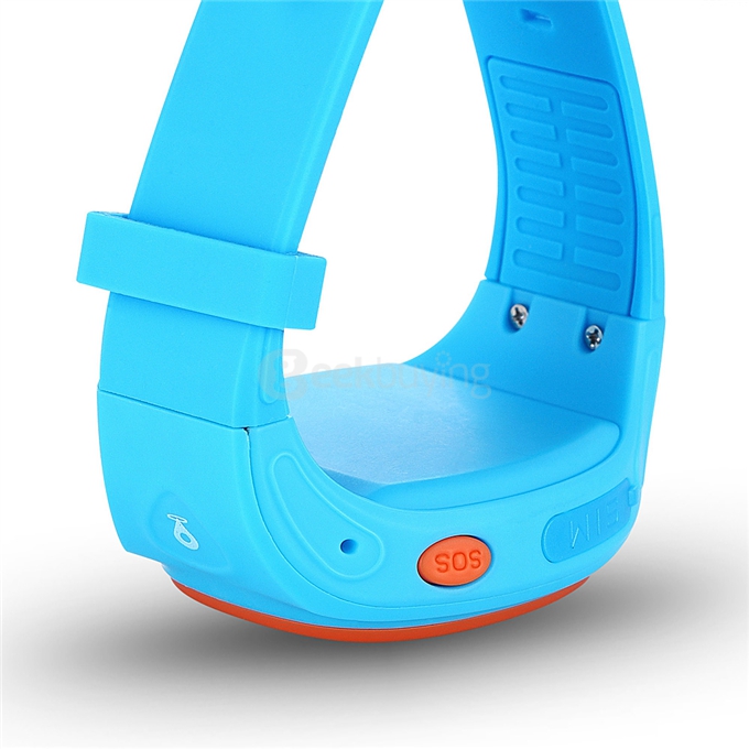 ZGPAX S866 Kid Smart Watch GSM Phone GPS LBS Wifi Bluetooth Location SOS Track Playback Regional Fence Remote Monitor - Blue