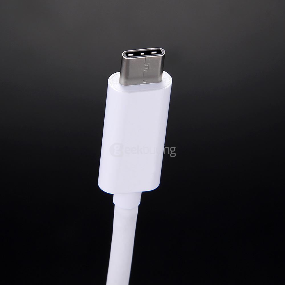 USB 3.1 Type-C to HDMI HD Connection Adapter Converter Cable - White