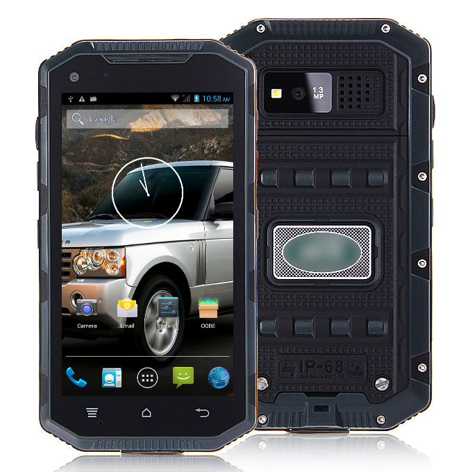 H6 (S931) MTK6582 Quad Core 1.3GHz Smartphone 5Inch Android 4.2 1GB RAM PTT Walkie Talkie IP68 Waterproof 13MP