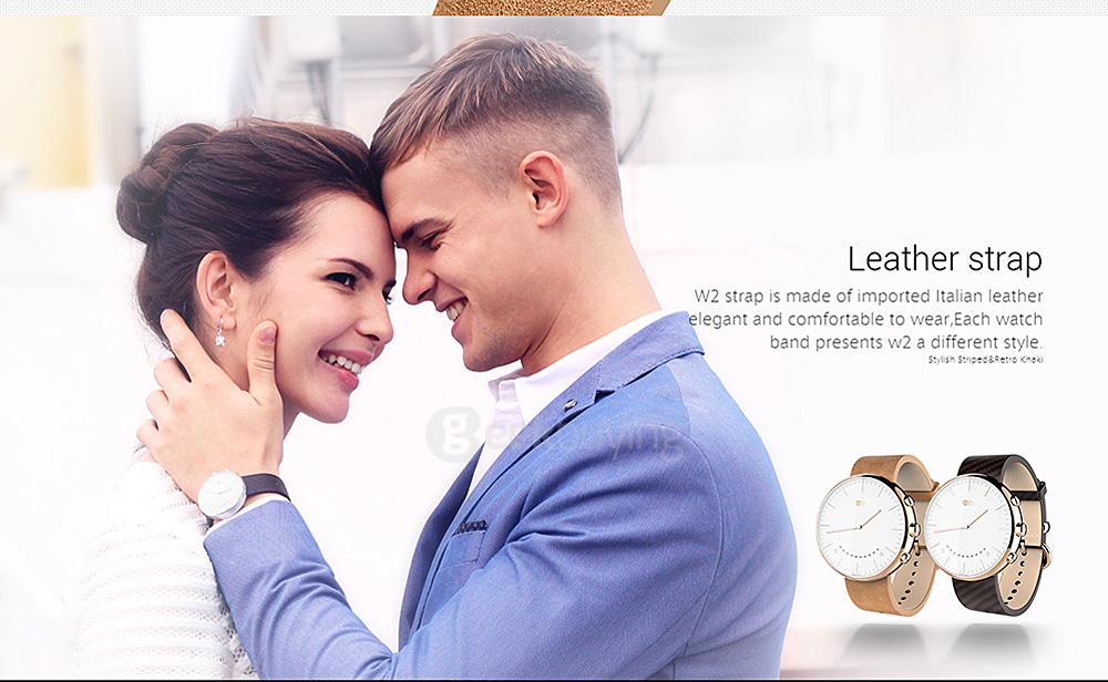 Elephone W2 Smart Watch Rhonda 762 Movement Sapphire Crystal Glass Bluetooth 4.0 IP53 Smartwatch Fitness Tracker - Silver