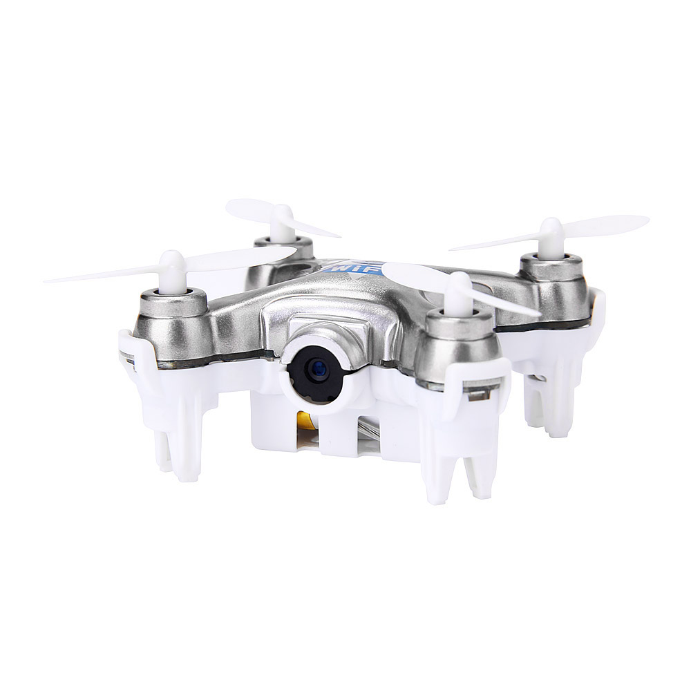 Cheerson CX-10W CX10W Mini Wifi FPV 0.3MP Camera LED 3D Flip 2.4G 4CH 6 Axis RC Quadcopter BNF Without Transmitter - Dark Gray