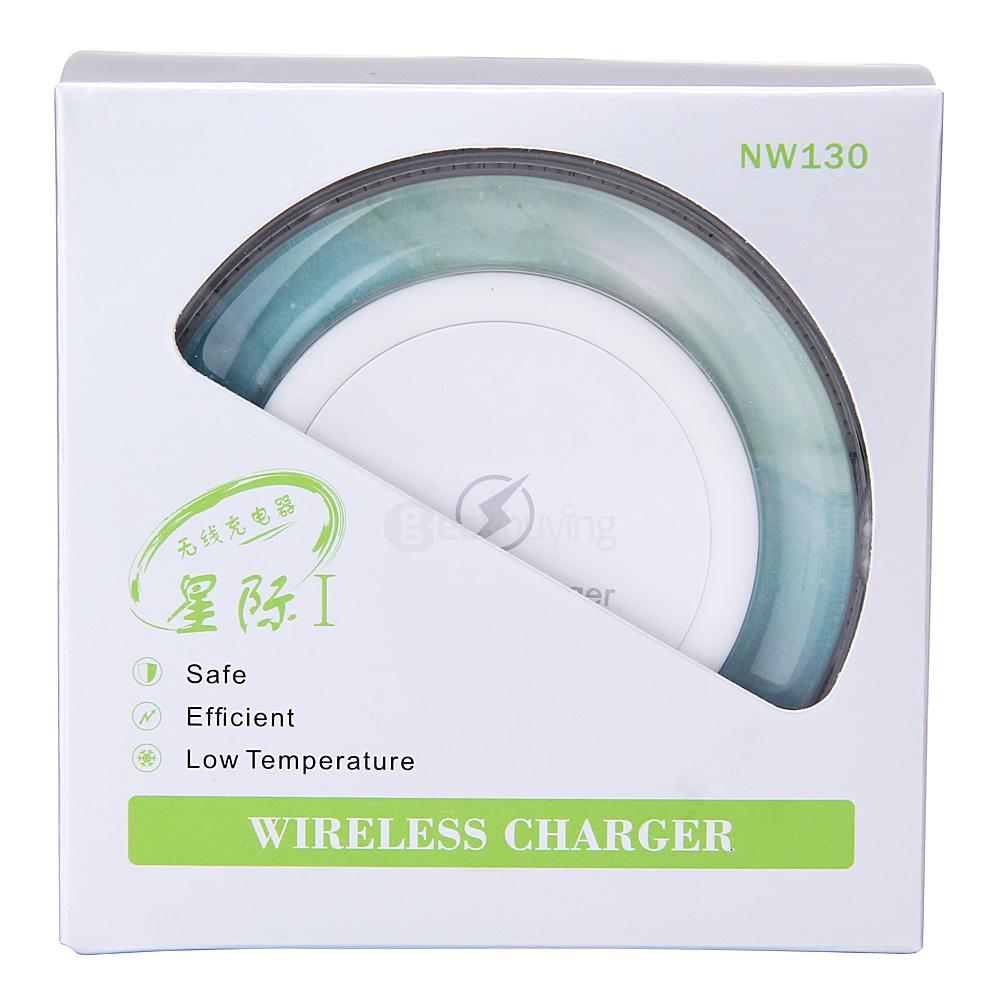 NW130 Qi Wireless Charger Station Qi Wireless Transmitter Mobile Power Bank - White