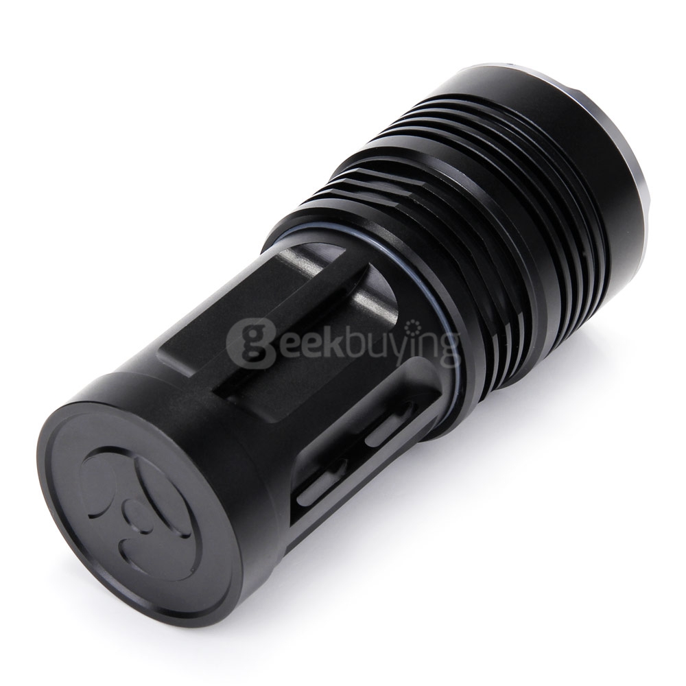 Skyray King CREE 3 x XM-L T6 3600LM LED Flashlight for Camp - Black (4 x 18650)