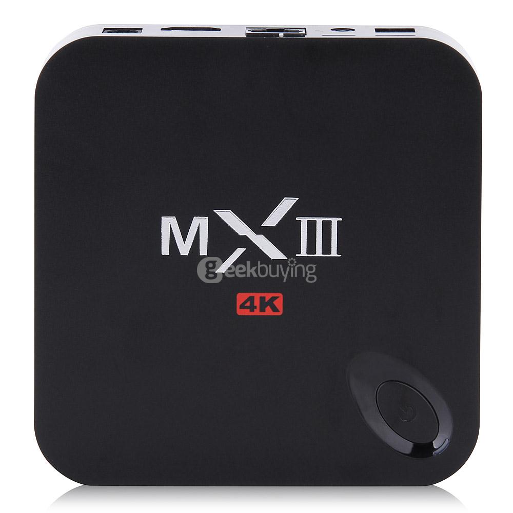 MXIII-G 4K UHD TV BOX Android 4.4 Amlogic S812 Quad Core 2G/8G 2.4/5G Dual Band WIFI Blutooth 4.0 HDMI H.265