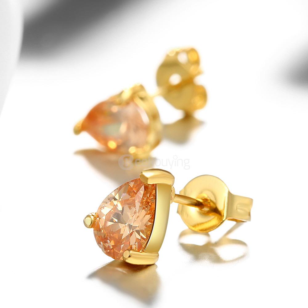 AKE005 Gold Fashionalbe Hot Sale Droplet Earrings