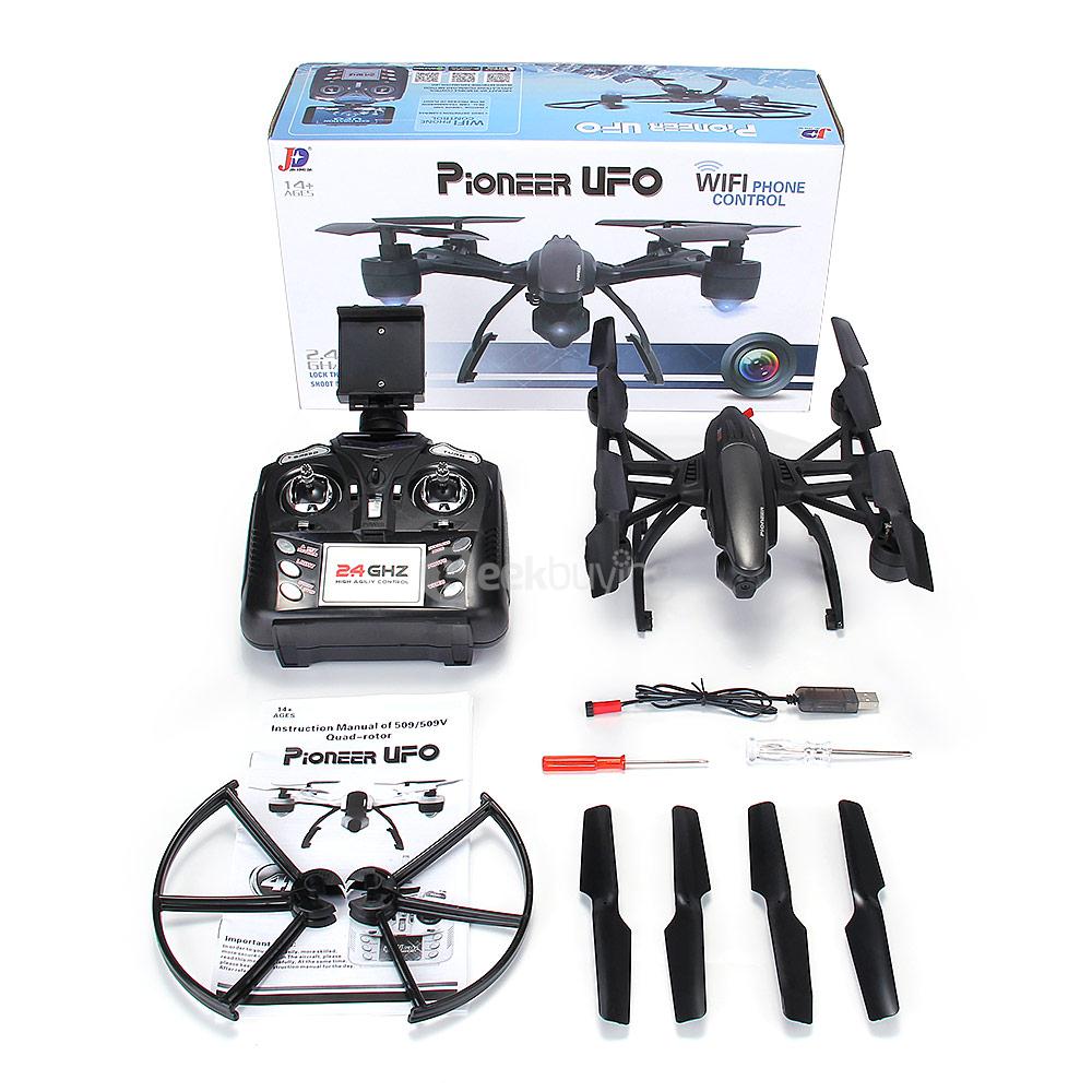 JXD 509W WIFI 0.3MP Camera Altitude Hold Mode 3D Roll 2.4G 4CH 6Axis Headless Mode RC Quadcopter RTF