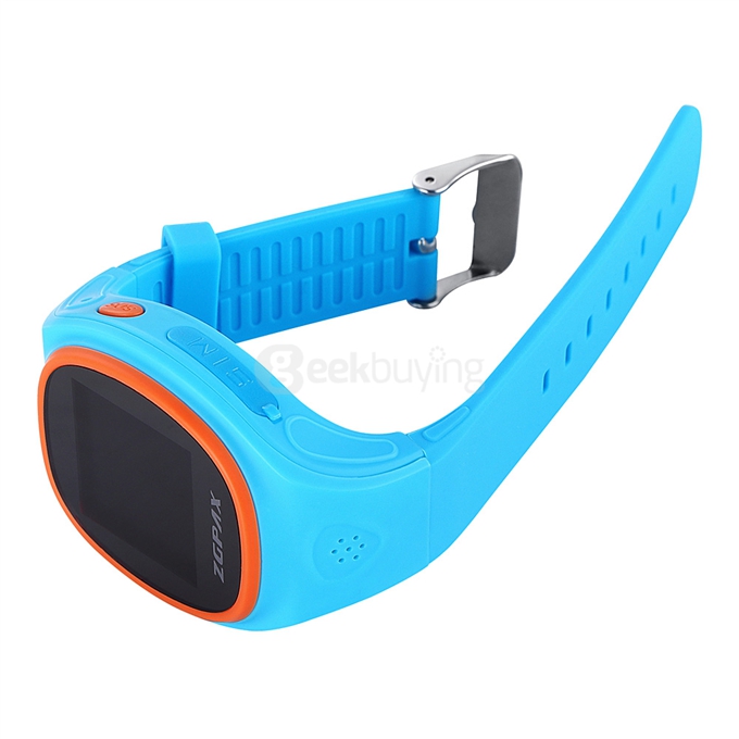 ZGPAX S866 Kid Smart Watch GSM Phone GPS LBS Wifi Bluetooth Location SOS Track Playback Regional Fence Remote Monitor - Blue