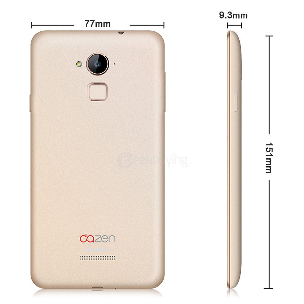 Coolpad Qiku Dazen Note 3 5.5inch HD Android 5.1 2GB+16GB Smartphone 64bit MTK6753 Octa Core 13.0MP Touch ID - Gold