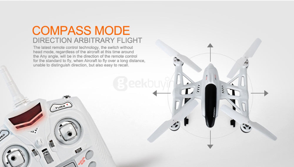JXD 509V 0.3MP Camera Altitude Hold Mode 2.4G 4CH 6Axis Headless Mode RC Quadcopter RTF