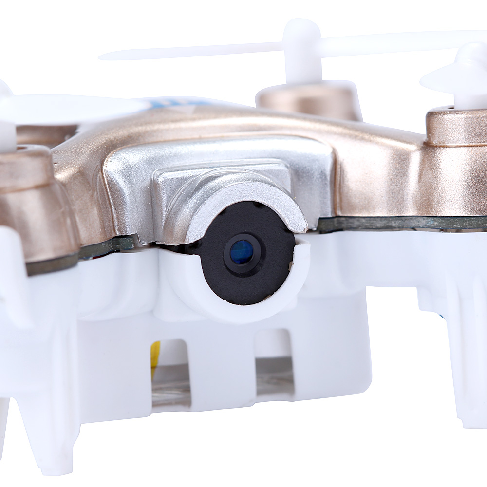 Cheerson CX-10W CX10W Mini Wifi FPV 0.3MP Camera LED 3D Flip 2.4G 4CH 6 Axis RC Quadcopter BNF Without Transmitter - Gold