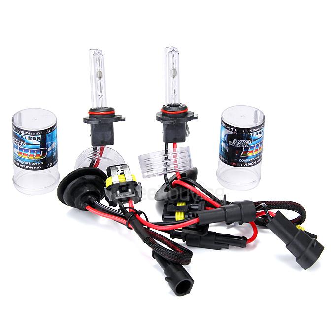 Makibes 10000K 9005 55W 12V Xenon HID Kit Car Headlight Xenon Bulb Slim Ballast - Black + Silver