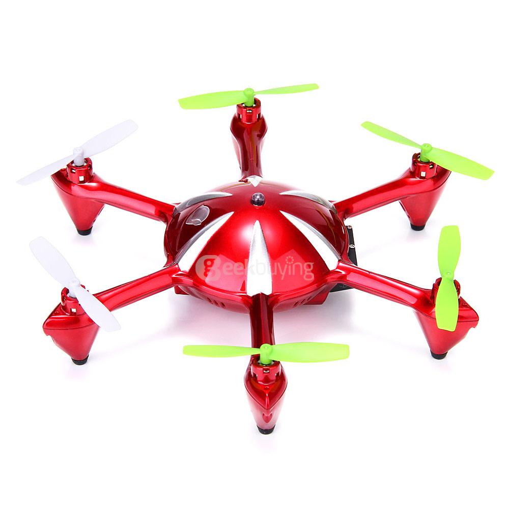 ROA Alien-X6 Pro Wifi FPV 2MP Camera 2.4G 4CH Hexacopter RTF - Red
