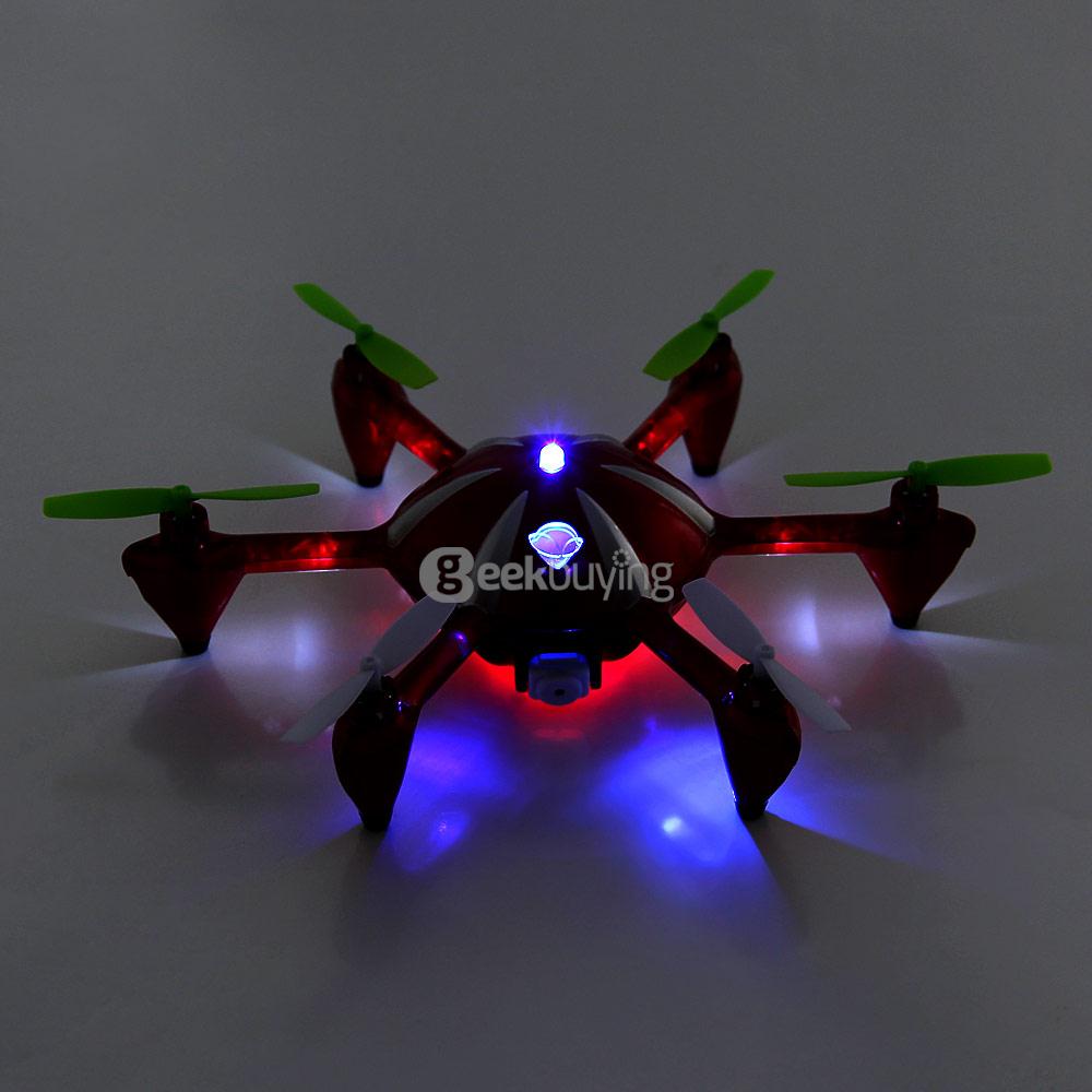 ROA Alien-X6 Pro Wifi FPV 2MP Camera 2.4G 4CH Hexacopter RTF - Red