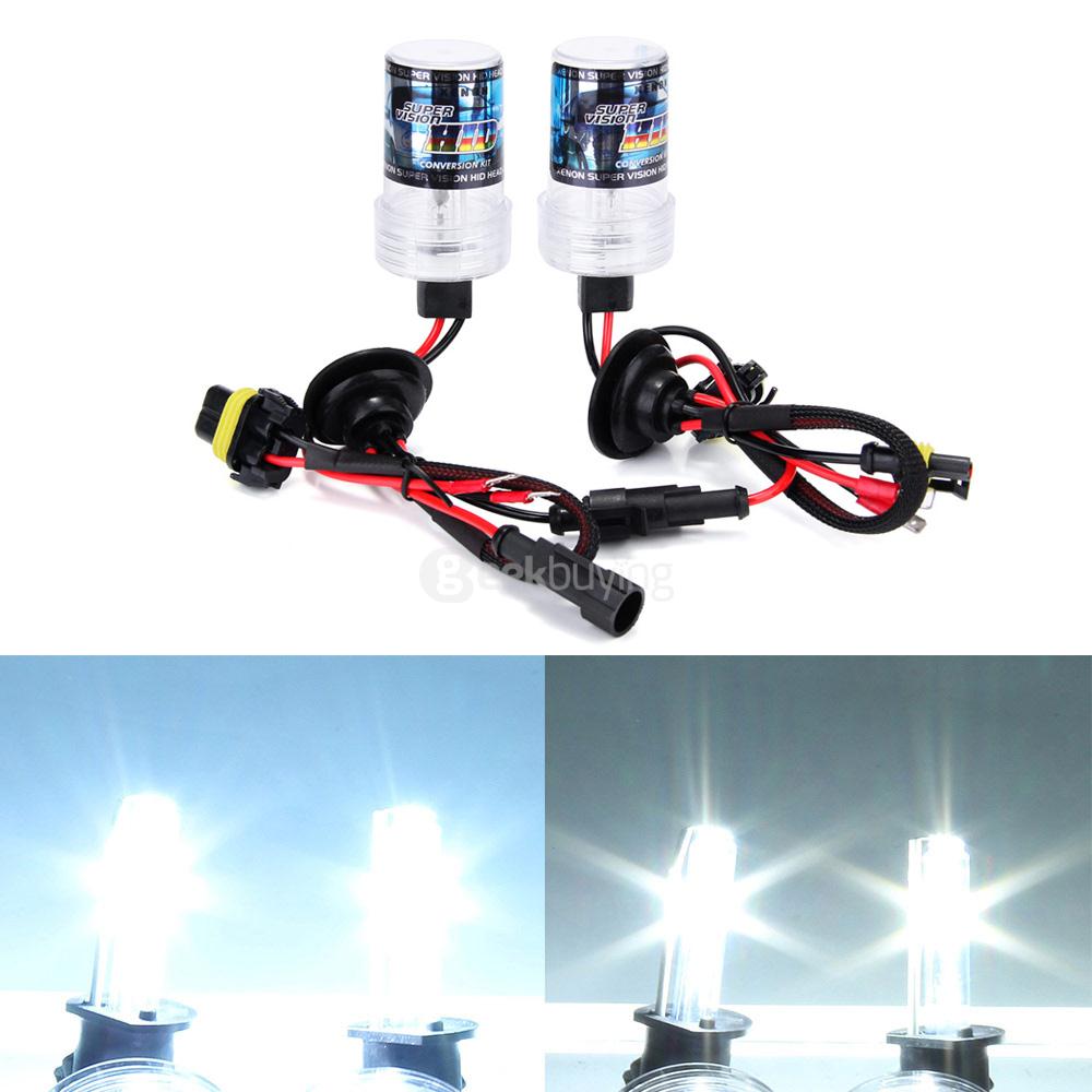 Makibes 8000K H3 DC250 55W 12V Xenon HID Kit Car Headlight Xenon Bulb Slim Ballast - Black + Silver