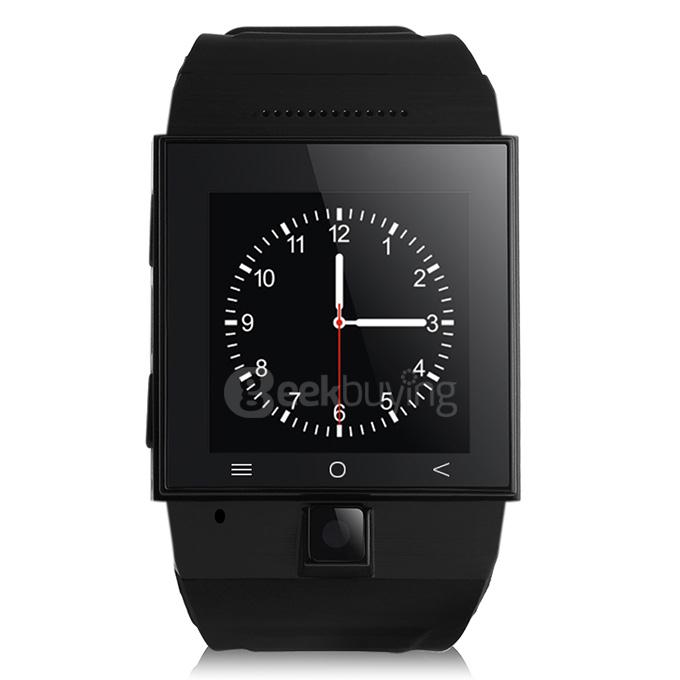 ZGPAX S55 1.54inch Android 4.4 Smartwatch Phone MTK6572 Dual Quad 1.2GHz Touch Screen Bluetooth 4.0 Camera - Black