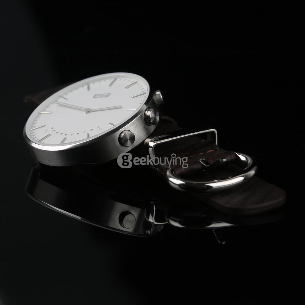 Elephone W2 Smart Watch Rhonda 762 Movement Sapphire Crystal Glass Bluetooth 4.0 IP53 Smartwatch Fitness Tracker - Silver
