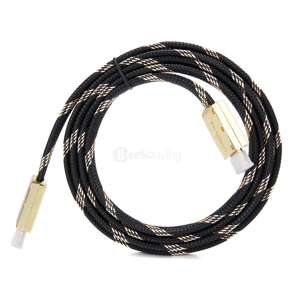 1.8M HDMI to HDMI Version 1.4 Male to Male Digital HD Cable - Black