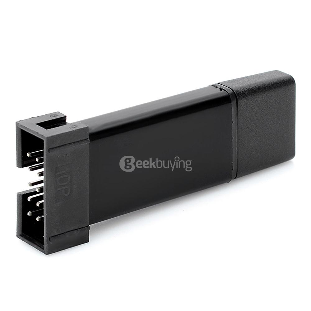 USBasp ISP Programmer Adapter for AT89S Series MCU - Black