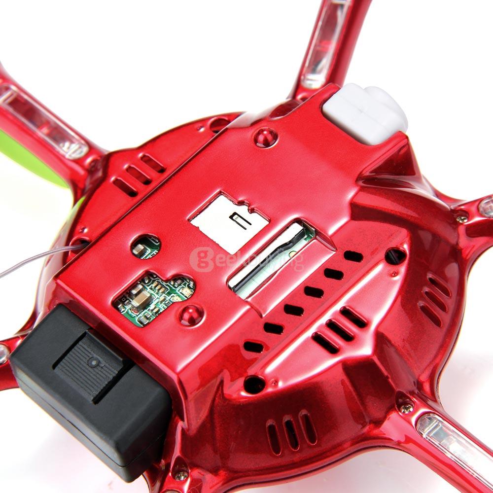 ROA Alien-X6 Pro Wifi FPV 2MP Camera 2.4G 4CH Hexacopter RTF - Red
