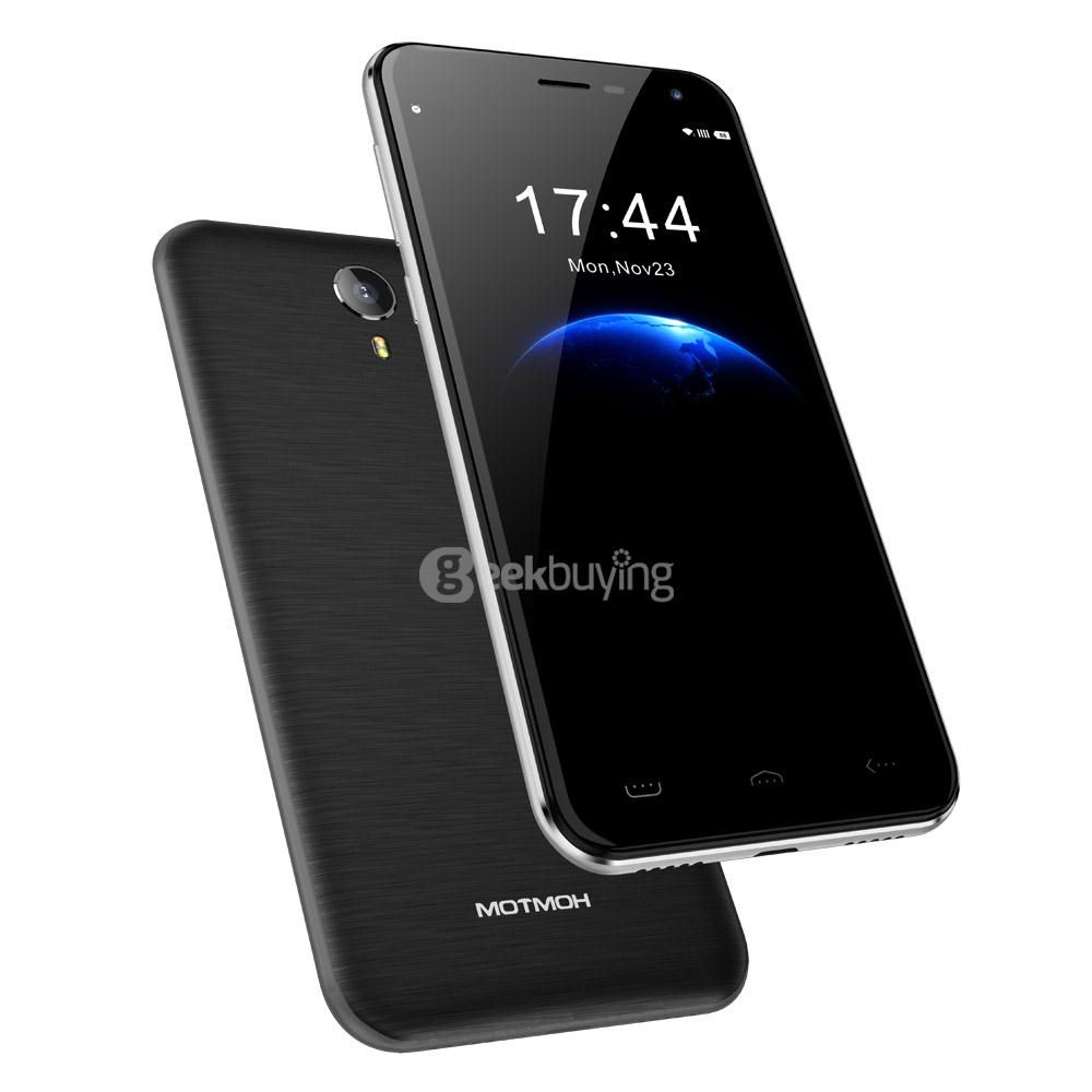 HOMTOM HT3 5.0inch 2.5D Arc Edge HD Screen Smartphone Android 5.1 1GB RAM 8GB ROM MT6580A Quad Core 3000mAh - Gray