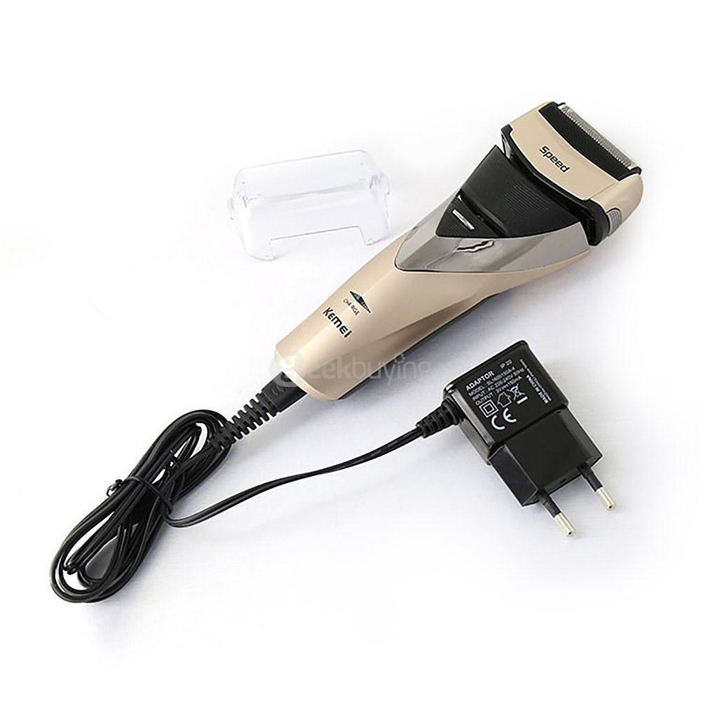 Kemei KM-8102 3 Heads Rechargeable Electric Shaver Triple Blade Waterproof Shaving Razors Men Face Care