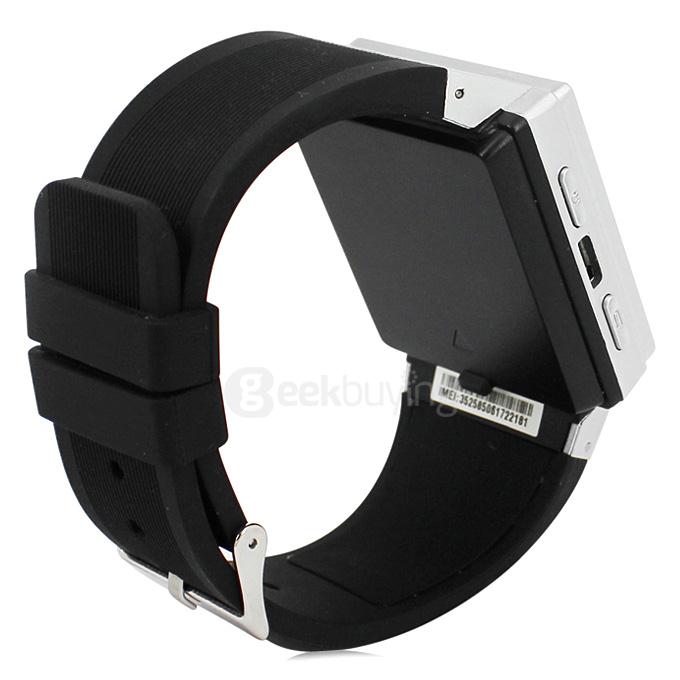 ZGPAX S55 1.54inch Android 4.4 Smartwatch Phone MTK6572 Dual Quad 1.2GHz Touch Screen Bluetooth 4.0 Camera - Silver