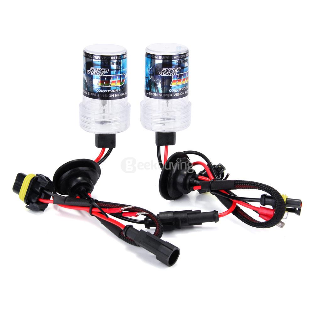 Makibes 8000K H3 DC250 55W 12V Xenon HID Kit Car Headlight Xenon Bulb Slim Ballast - Black + Silver