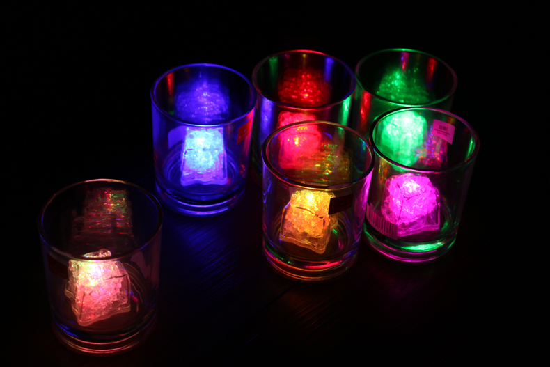 Ice Cube LED Light Night Light for Party Wedding Celebrations 50pcs/lot