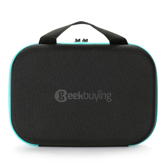 Original Xiaoyi Yi Action Camera Storage Bag Portable Shockproof Waterproof - Black + Green