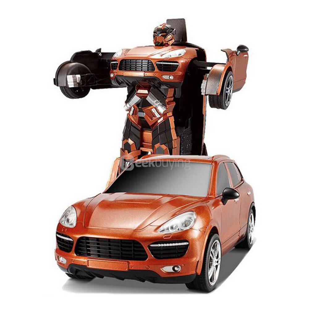 JIA QI TT664 2.4G RC Stunt Robot Remote Control Deformation Robot