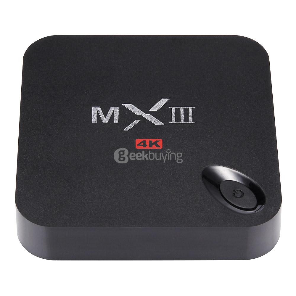 MXIII-G 4K UHD TV BOX Android 4.4 Amlogic S812 Quad Core 1G/8G 802.11b/g/n HDMI H.265