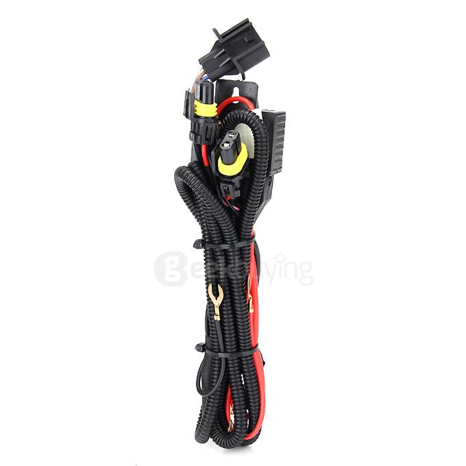 Makibes 6000K H13-3 55W 12V Xenon HID Kit Car Headlight Xenon Bulb Slim Ballast - Black + Silver