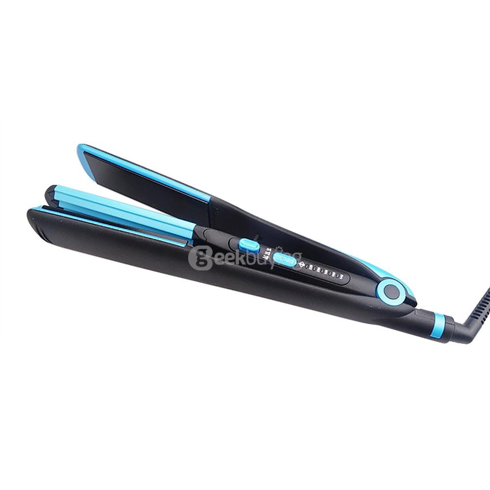 KM-2209 2 In 1 Tourmaline Ceramic Coating Hair Straightener 110V-220V Hair Straightening Iron Hair Styling Tool