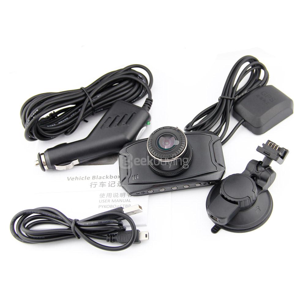 GS90A 2.7inch LCD Ambarella A7LA50 5.0MP Full HD 1080P 170 Degree Wide-angle Lens Car DVR Dashcam HDR G-Sensor GPS