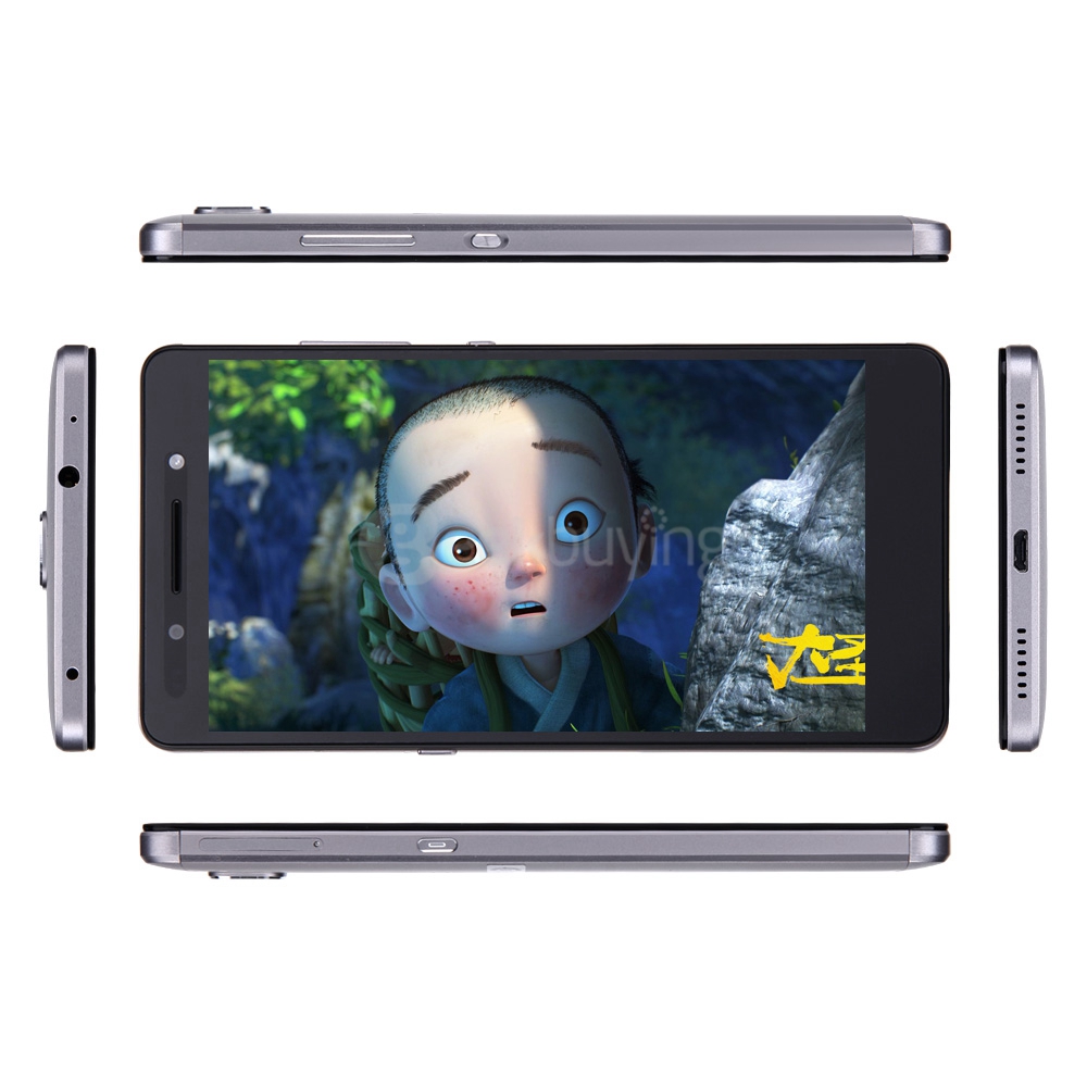 HUAWEI Honor 7 5.2inch FHD EMUI 3.1 3GB 16GB 4G LTE Smartphone Hisilicon Kirin 935 Octa Core 20.0 MP OTG Touch ID- Gray