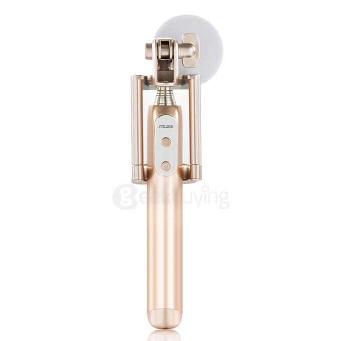 Mlais Travel Wire Control Selfie Stick Self Timer Monopod 3200mAh Power Bank