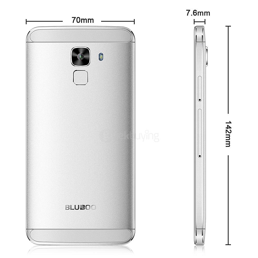 BLUBOO Xfire 2 5.0inch 2.5D IPS HD Screen 3G Smartphone Android 5.1 1GB 8GB MTK6580 1.2GHz Quad Core 8.0MP Touch ID - White