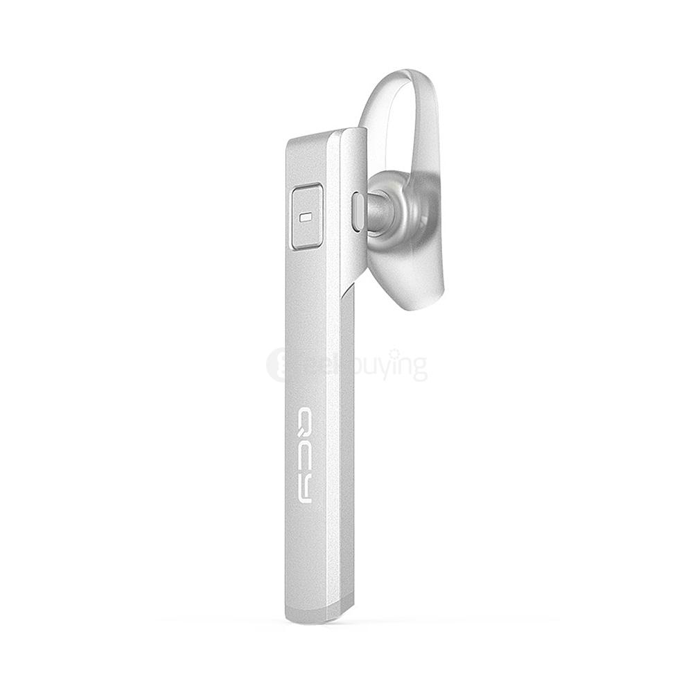 Original QCY J05 Bluetooth Stereo Headset BT4.1 Handsfree Mini Earphone Headphone with Charging Box - White
