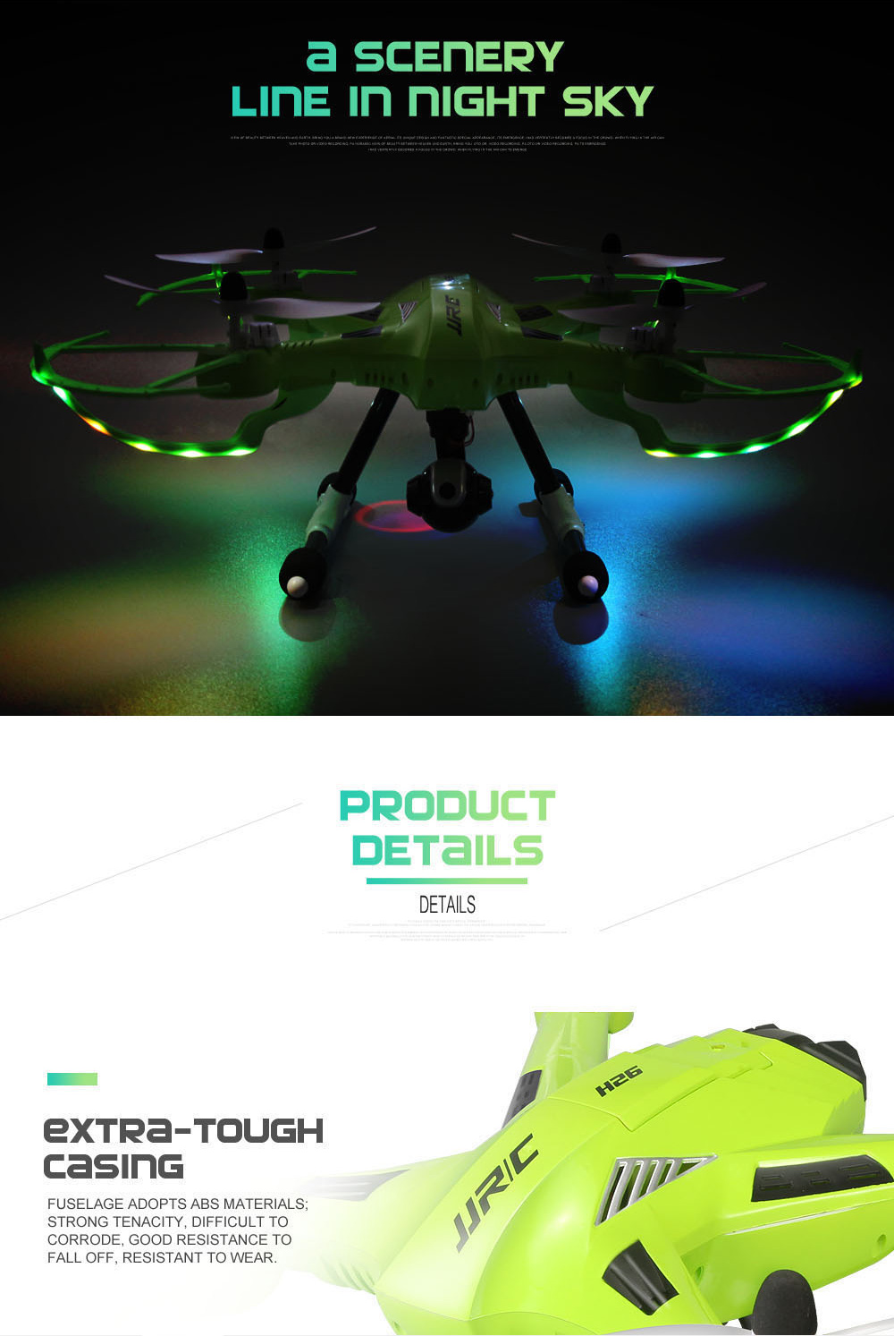 JJRC H26W WIFI FPV With 720P Camera Headless Mode One Key Return RC Quadcopter RTF - White